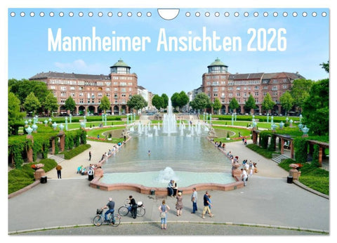 Mannheimer Ansichten 2026 (Wandkalender 2026 DIN A4 quer), CALVENDO Monatskalender
