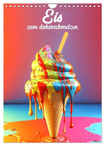 Eis zum dahinschmelzen (Wandkalender 2027 DIN A4 hoch), CALVENDO Monatskalender
