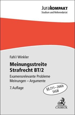 Meinungsstreite Strafrecht BT/