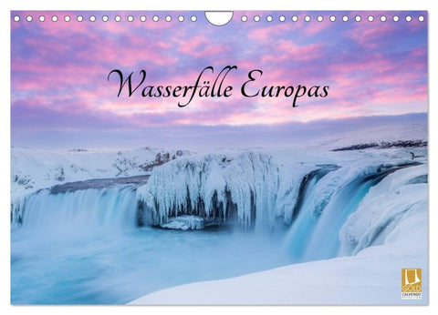Wasserfälle Europas (Wandkalender 2026 DIN A4 quer), CALVENDO Monatskalender