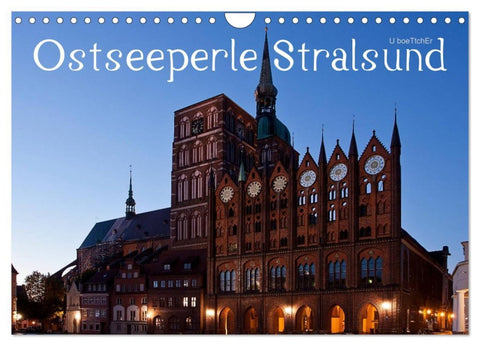 Ostseeperle Stralsund (Wandkalender 2026 DIN A4 quer), CALVENDO Monatskalender
