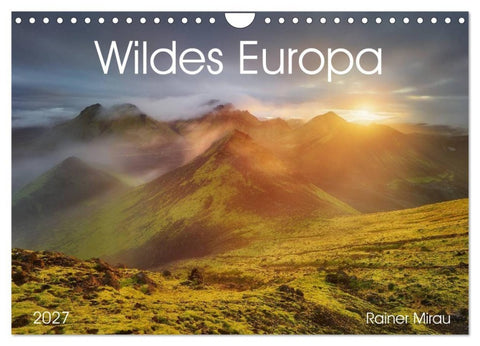 Wildes Europa 2027 (Wandkalender 2027 DIN A4 quer), CALVENDO Monatskalender