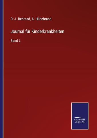 Journal für Kinderkrankheiten