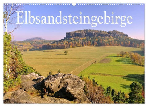 Elbsandsteingebirge (Wandkalender 2026 DIN A2 quer), CALVENDO Monatskalender