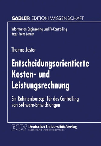 Entscheidungsorientierte Kosten- und Leistungsrechnung