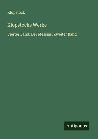 Klopstocks Werke