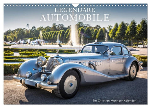 Legendäre Automobile (Wandkalender 2027 DIN A3 quer), CALVENDO Monatskalender