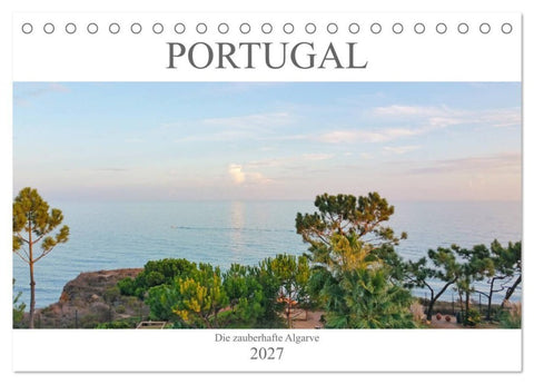 Portugals zauberhafte Algarve (Tischkalender 2027 DIN A5 quer), CALVENDO Monatskalender