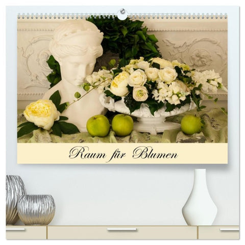 Raum für Blumen (hochwertiger Premium Wandkalender 2026 DIN A2 quer), Kunstdruck in Hochglanz