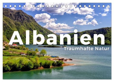 Albanien - Traumhafte Natur (Tischkalender 2026 DIN A5 quer), CALVENDO Monatskalender