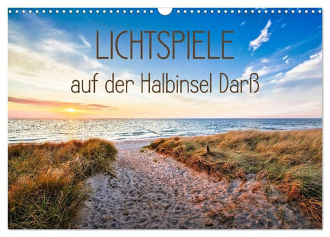 Lichtspiele auf der Halbinsel Darß (Wandkalender 2027 DIN A3 quer), CALVENDO Monatskalender