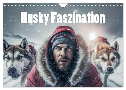 Husky Faszination (Wandkalender 2027 DIN A4 quer), CALVENDO Monatskalender