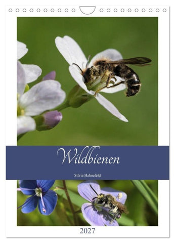 Wildbienen-Terminplaner 2027 (Wandkalender 2027 DIN A4 hoch), CALVENDO Monatskalender
