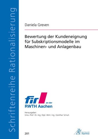 Bewertung der Kundeneignung für Subskriptionsmodelle im Maschinen- und Anlagenbau