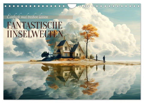 Fantastische Inselwelten (Wandkalender 2027 DIN A4 quer), CALVENDO Monatskalender