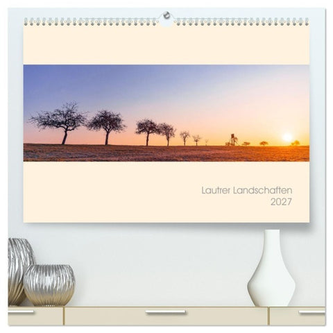 Lautrer Landschaften 2027 (hochwertiger Premium Wandkalender 2027 DIN A2 quer), Kunstdruck in Hochglanz