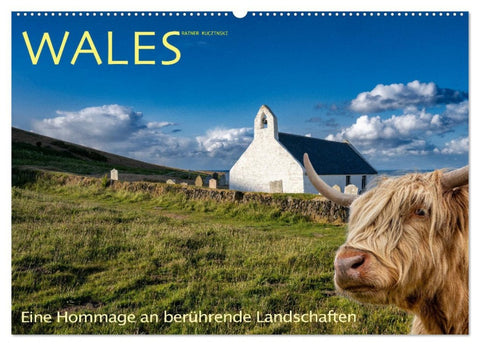 Wales - Eine Hommage an berührende Landschaften (Wandkalender 2026 DIN A2 quer), CALVENDO Monatskalender
