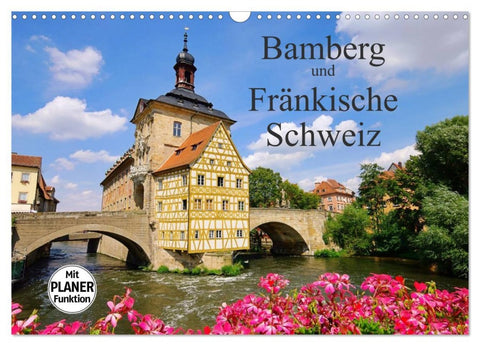 Bamberg und Fränkische Schweiz (Wandkalender 2026 DIN A3 quer), CALVENDO Monatskalender