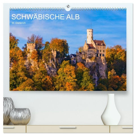 SCHWÄBISCHE ALB W.Dieterich (hochwertiger Premium Wandkalender 2027 DIN A2 quer), Kunstdruck in Hochglanz
