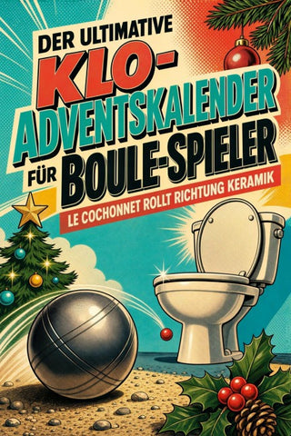 Der ultimative Klo-Adventskalender für Boule-Spieler