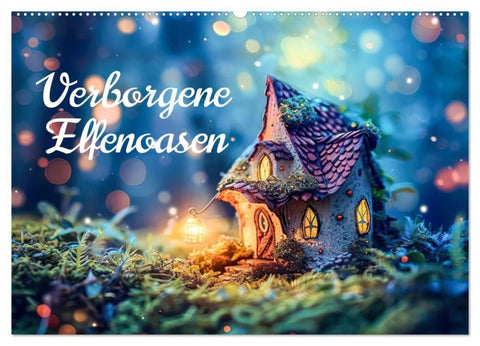 Verborgene Elfenoasen (Wandkalender 2027 DIN A2 quer), CALVENDO Monatskalender
