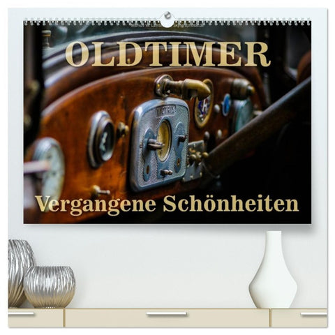 Oldtimer - vergangene Schönheiten (hochwertiger Premium Wandkalender 2026 DIN A2 quer), Kunstdruck in Hochglanz