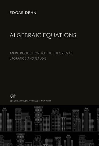 Algebraic Equations