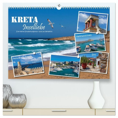 Kreta - Inselliebe (hochwertiger Premium Wandkalender 2027 DIN A2 quer), Kunstdruck in Hochglanz