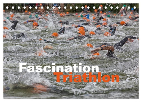 Fascination Triathlon (Tischkalender 2027 DIN A5 quer), CALVENDO Monatskalender