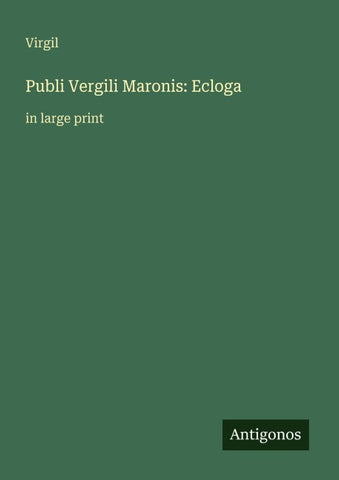 Publi Vergili Maronis: Ecloga