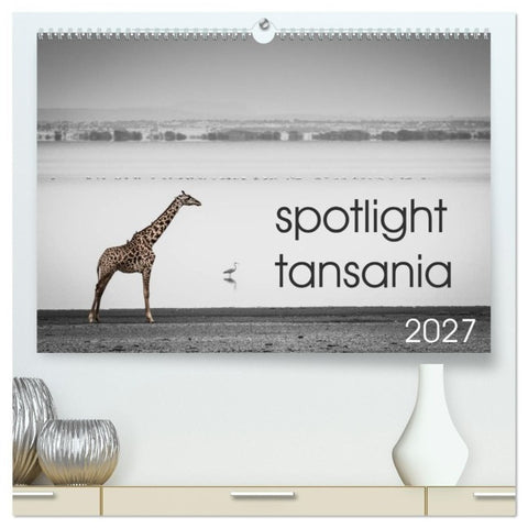 spotlight tansania (hochwertiger Premium Wandkalender 2027 DIN A2 quer), Kunstdruck in Hochglanz