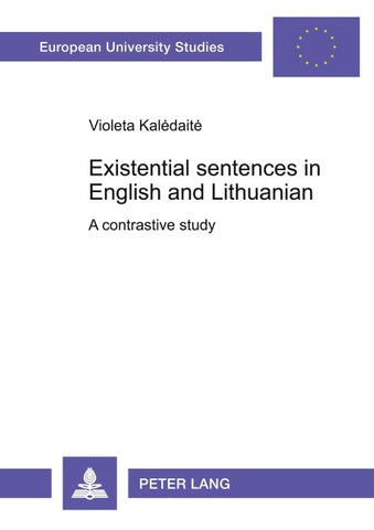 Existential sentences in English and Lithuanian