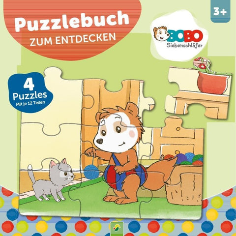Bobo Siebenschläfer Puzzlebuch für Kinder ab 3 Jahren