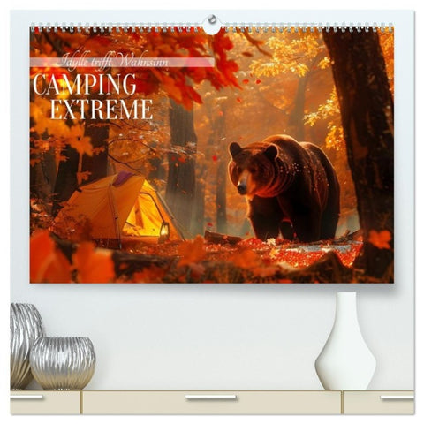 Camping Extreme (hochwertiger Premium Wandkalender 2027 DIN A2 quer), Kunstdruck in Hochglanz