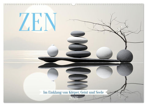 Zen (Wandkalender 2026 DIN A2 quer), CALVENDO Monatskalender