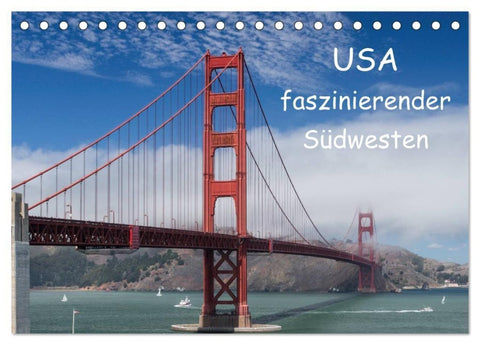 USA - faszinierender Südwesten / CH-Version (Tischkalender 2027 DIN A5 quer), CALVENDO Monatskalender