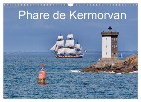 Phare de Kermorvan (Calendrier mural 2027 DIN A3 vertical), CALVENDO calendrier mensuel