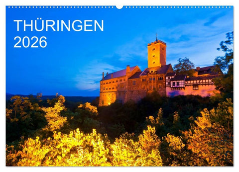 THÜRINGEN 2026 (Wandkalender 2026 DIN A2 quer), CALVENDO Monatskalender