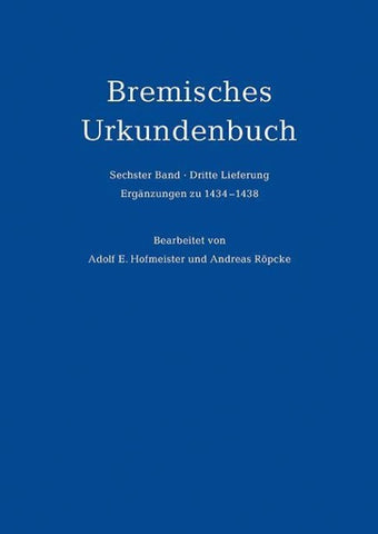 Bremisches Urkundenbuch
