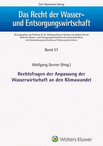 Anpassung der Wasserwirtschaft an den Klimawandel (RWW 57)