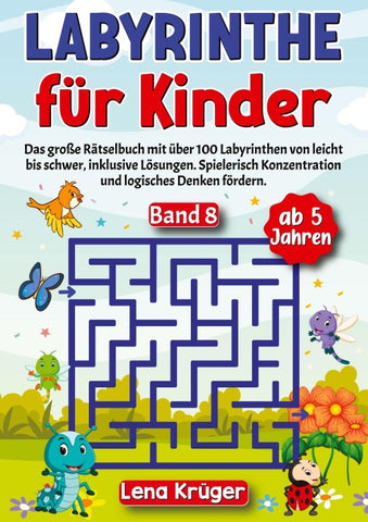 Labyrinthe für Kinder ab 5 Jahren - Band 8
