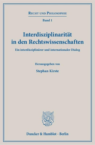 Interdisziplinarität in den Rechtswissenschaften.