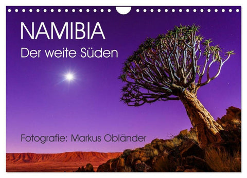 Namibia - Der weite Süden (Wandkalender 2027 DIN A4 quer), CALVENDO Monatskalender