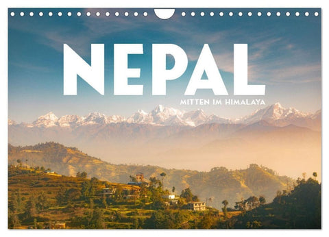 Nepal - Mitten im Himalaya (Wandkalender 2027 DIN A4 quer), CALVENDO Monatskalender