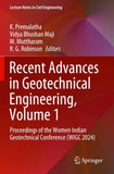 Recent Advances in Geotechnical Engineering, Volume 1