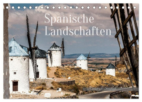 Spanische Landschaften (Tischkalender 2027 DIN A5 quer), CALVENDO Monatskalender