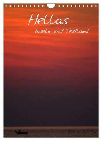 Hellas Inseln und Festland (Wandkalender 2026 DIN A4 hoch), CALVENDO Monatskalender
