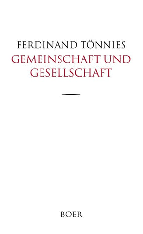 Gemeinschaft und Gesellschaft