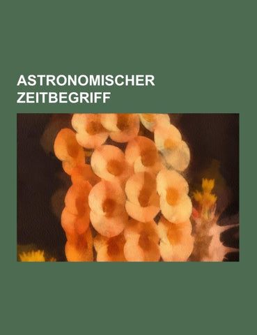 Astronomischer Zeitbegriff