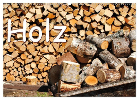Holz (Wandkalender 2027 DIN A2 quer), CALVENDO Monatskalender